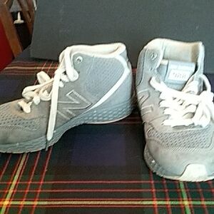 New Balance Gray High-Top Sneakers
